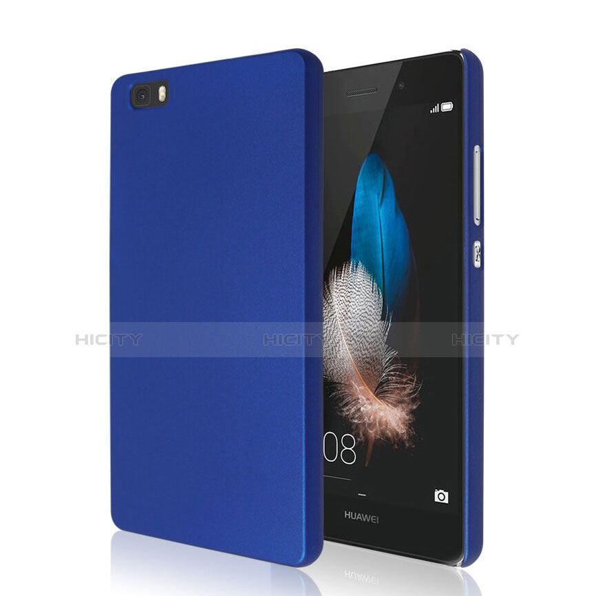 Etui Plastique Rigide Mat pour Huawei P8 Lite Bleu Plus
