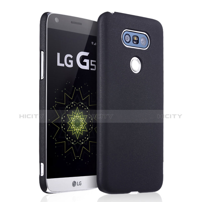 Etui Plastique Rigide Mat pour LG G5 Noir Plus