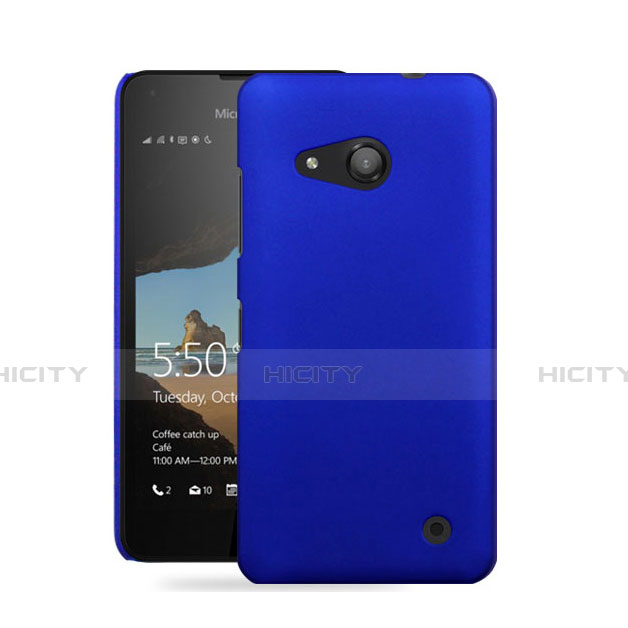 Etui Plastique Rigide Mat pour Microsoft Lumia 550 Bleu Plus