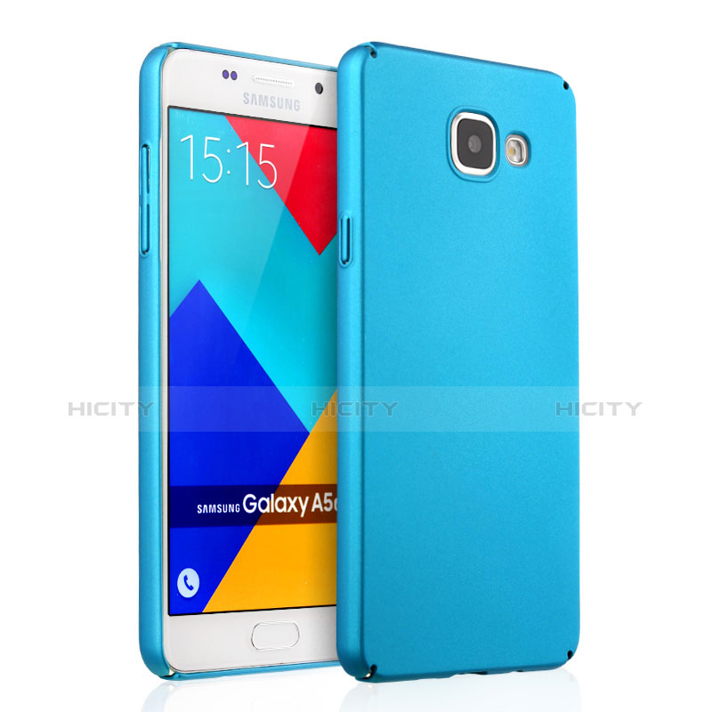 Etui Plastique Rigide Mat pour Samsung Galaxy A5 (2016) SM-A510F Bleu Ciel Plus
