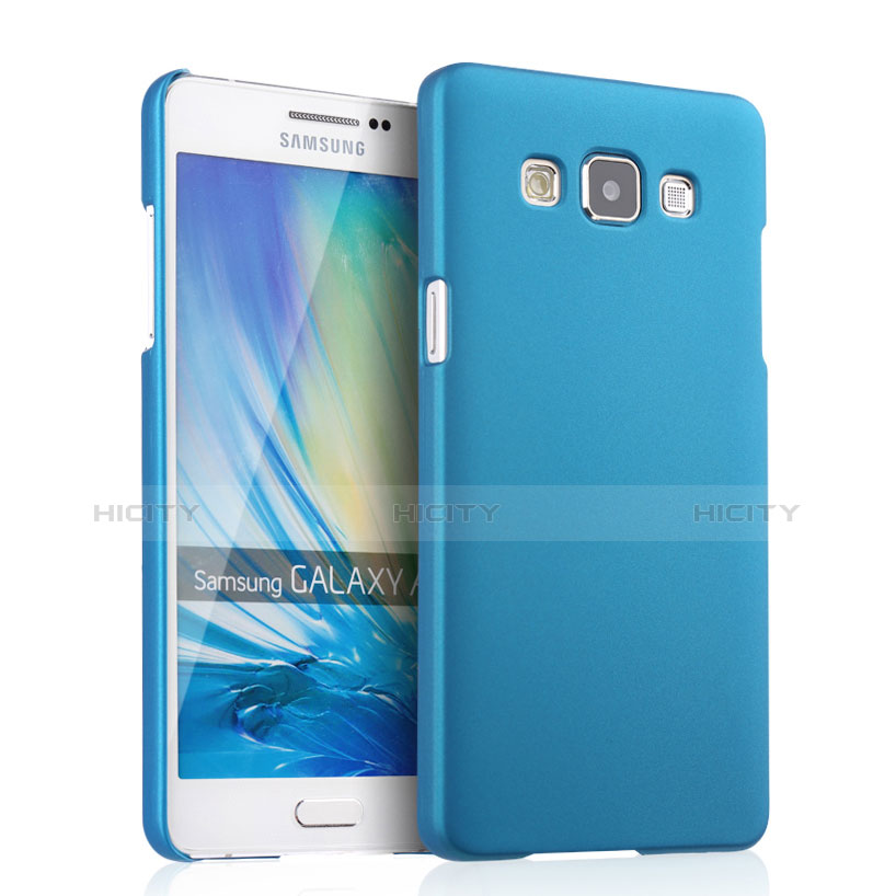 Etui Plastique Rigide Mat pour Samsung Galaxy A5 Duos SM-500F Bleu Ciel Plus