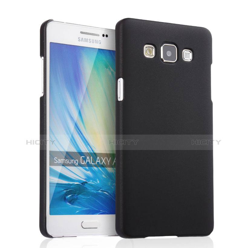 Etui Plastique Rigide Mat pour Samsung Galaxy A5 Duos SM-500F Noir Plus