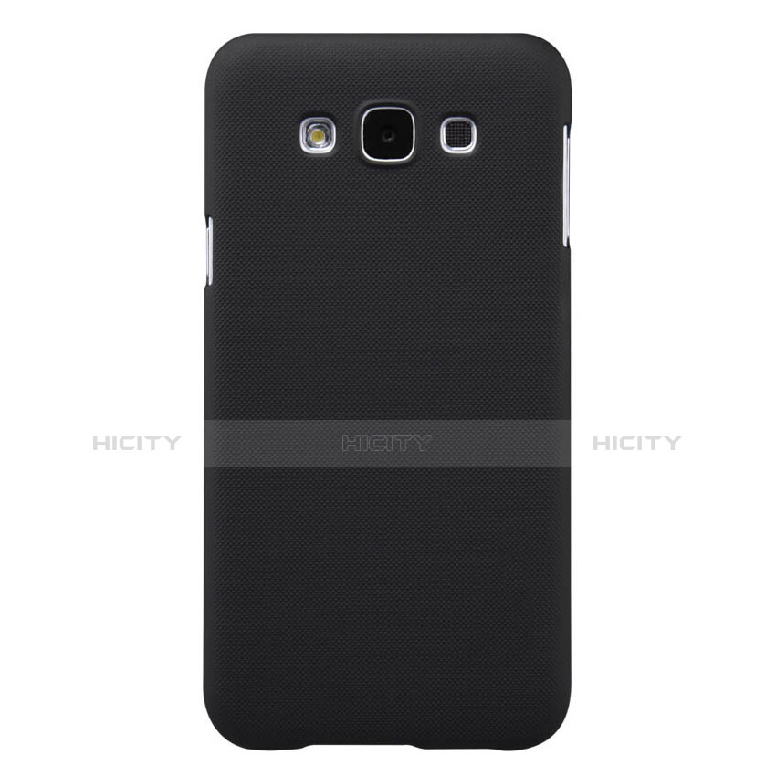 Etui Plastique Rigide Mat pour Samsung Galaxy E7 SM-E700 E7000 Noir Plus