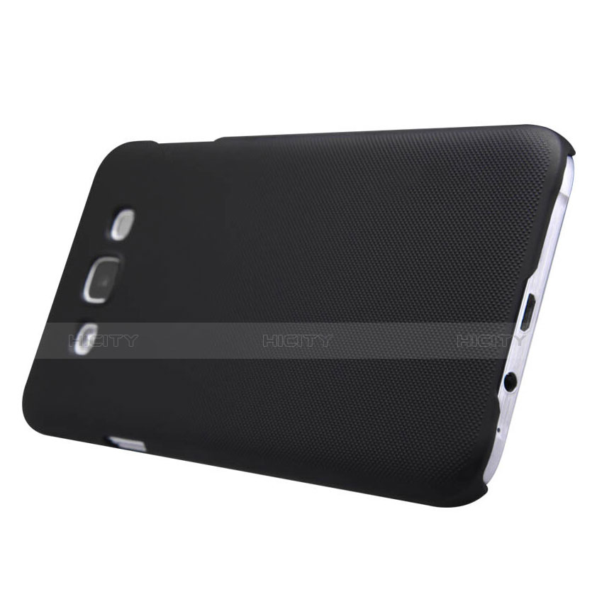 Etui Plastique Rigide Mat pour Samsung Galaxy E7 SM-E700 E7000 Noir Plus