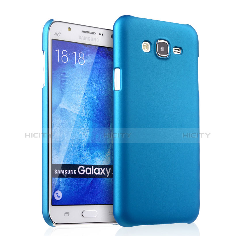Etui Plastique Rigide Mat pour Samsung Galaxy J7 SM-J700F J700H Bleu Ciel Plus