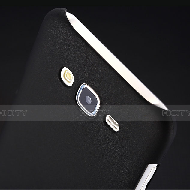Etui Plastique Rigide Mat pour Samsung Galaxy J7 SM-J700F J700H Noir Plus