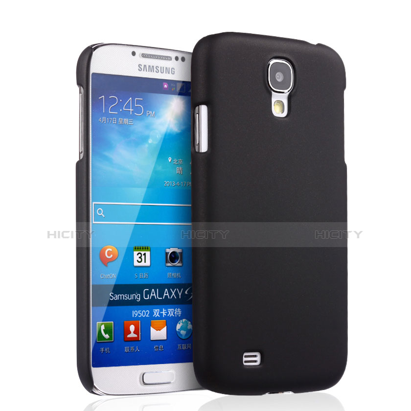 Etui Plastique Rigide Mat pour Samsung Galaxy S4 IV Advance i9500 Noir Plus