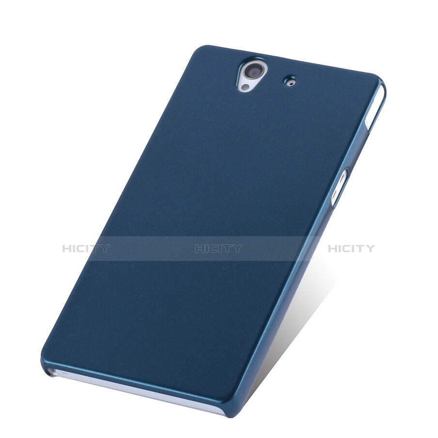 Etui Plastique Rigide Mat pour Sony Xperia Z L36h Bleu Plus