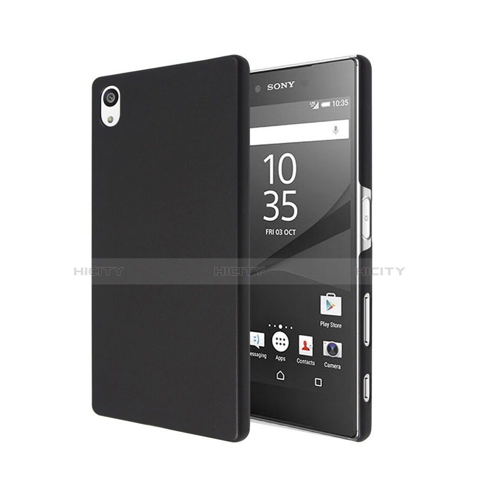 Etui Plastique Rigide Mat pour Sony Xperia Z5 Noir Plus