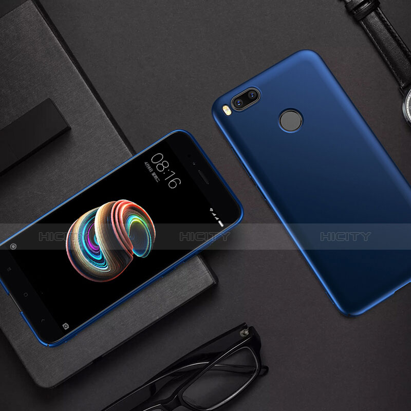 Etui Plastique Rigide Mat pour Xiaomi Mi 5X Bleu Plus
