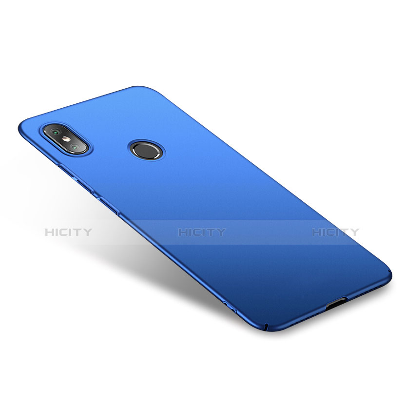 Etui Plastique Rigide Mat pour Xiaomi Mi A2 Bleu Plus
