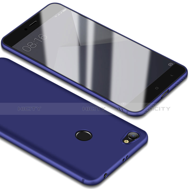 Etui Plastique Rigide Mat pour Xiaomi Redmi Note 5A Pro Bleu Plus