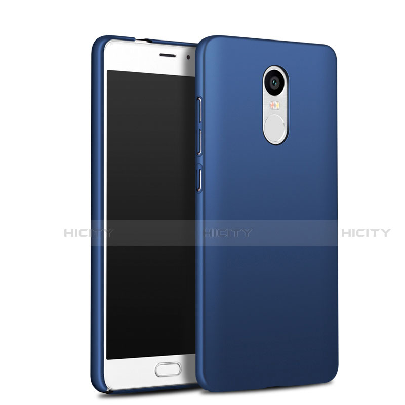 Etui Plastique Rigide Mat Q03 pour Xiaomi Redmi Note 4X High Edition Bleu Plus