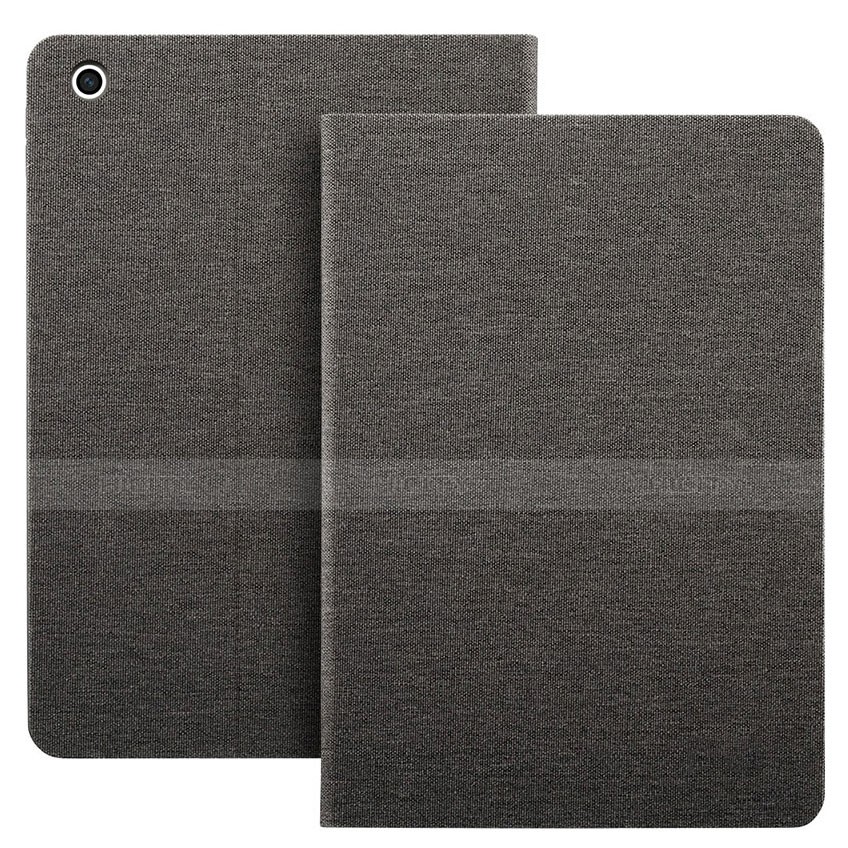 Etui Portefeuille Livre Cuir L01 pour Apple iPad Mini Noir Plus