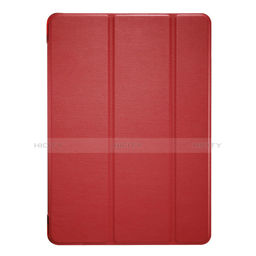 Etui Portefeuille Livre Cuir pour Apple iPad Pro 12.9 Rouge Plus