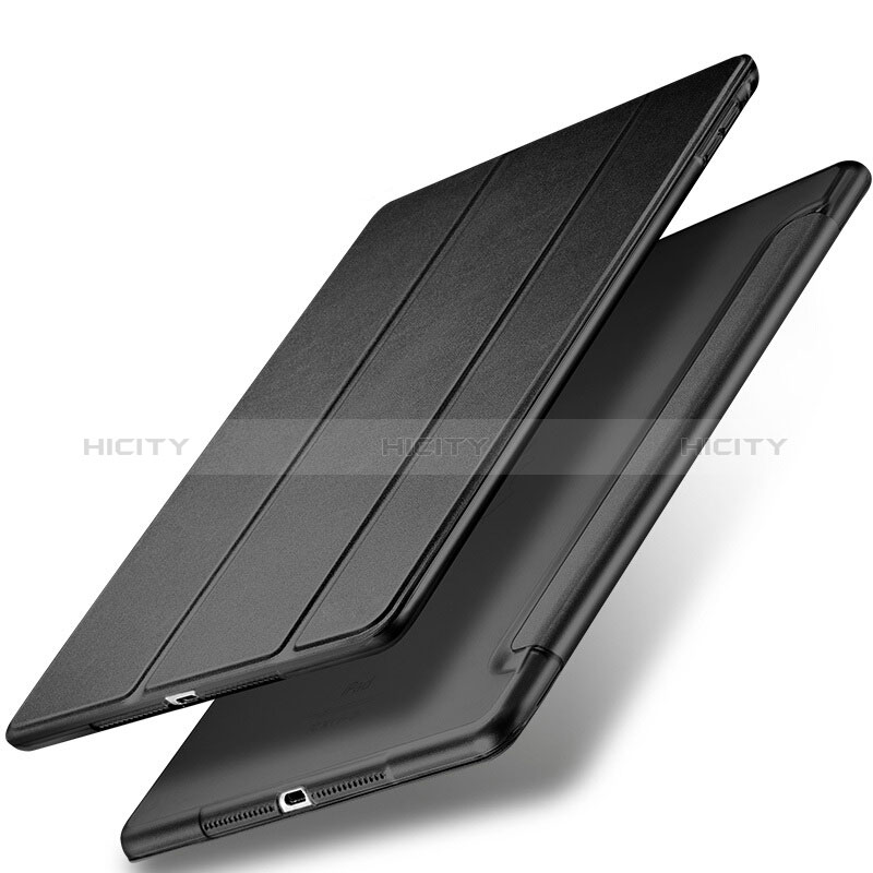 Etui Portefeuille Livre Cuir pour Apple New iPad 9.7 (2018) Noir Plus