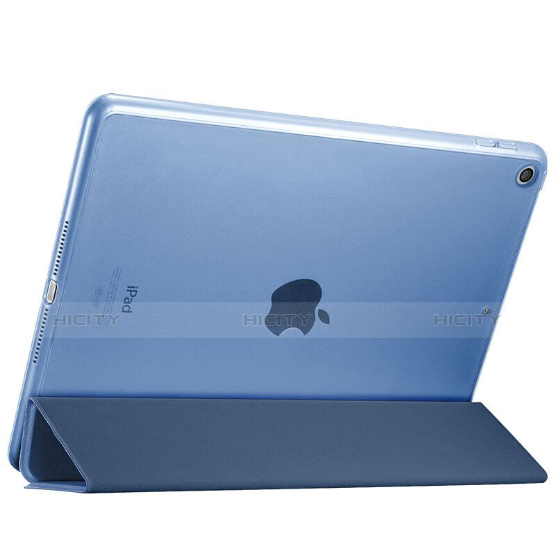Etui Portefeuille Livre Cuir pour Apple New iPad Pro 9.7 (2017) Bleu Plus