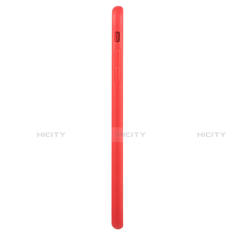 Etui Silicone Gel Souple Couleur Unie C01 pour Apple iPhone SE3 (2022) Rouge Plus