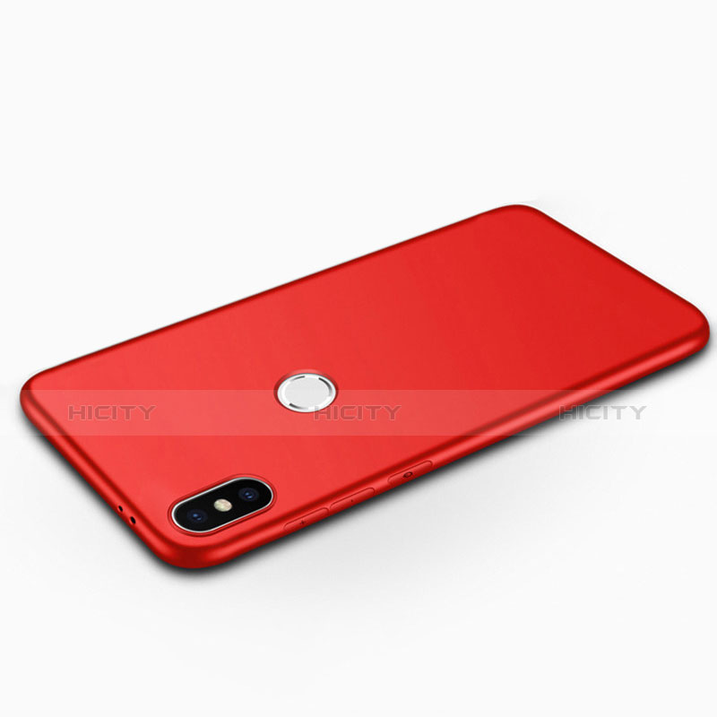 Etui Silicone Gel Souple Couleur Unie pour Xiaomi Mi 6X Rouge Plus