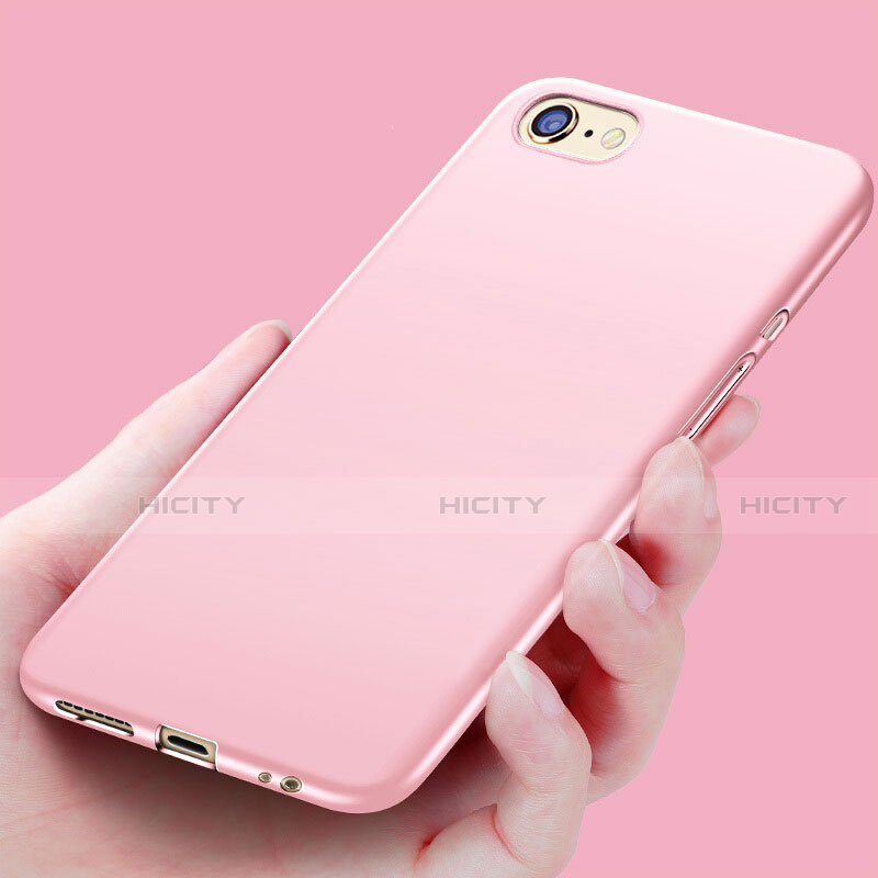 Etui Silicone Souple Couleur Unie Gel pour Apple iPhone SE (2020) Rose Plus