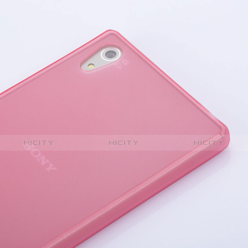 Etui TPU Souple Mat pour Sony Xperia Z5 Rose Plus