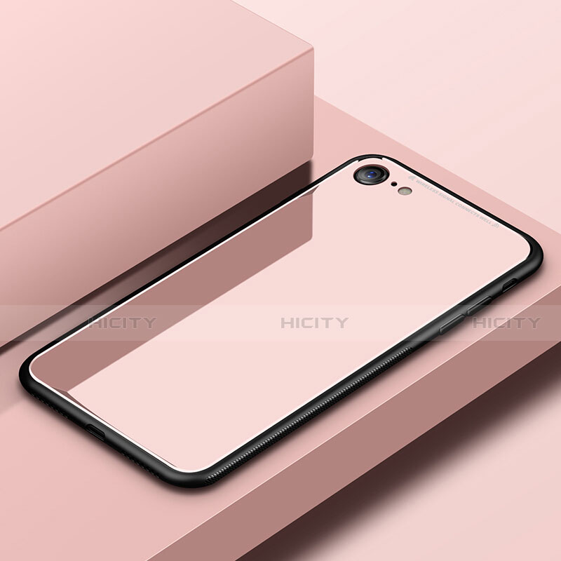 Etui TPU Souple Miroir pour Apple iPhone SE (2020) Rose Plus
