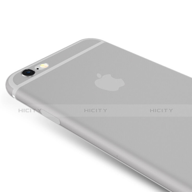 Etui Ultra Fine Mat Silicone Souple Transparente pour Apple iPhone 6S Gris Plus