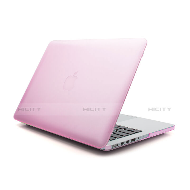 Etui Ultra Fine Plastique Rigide Transparente pour Apple MacBook Air 11 pouces Rose Plus