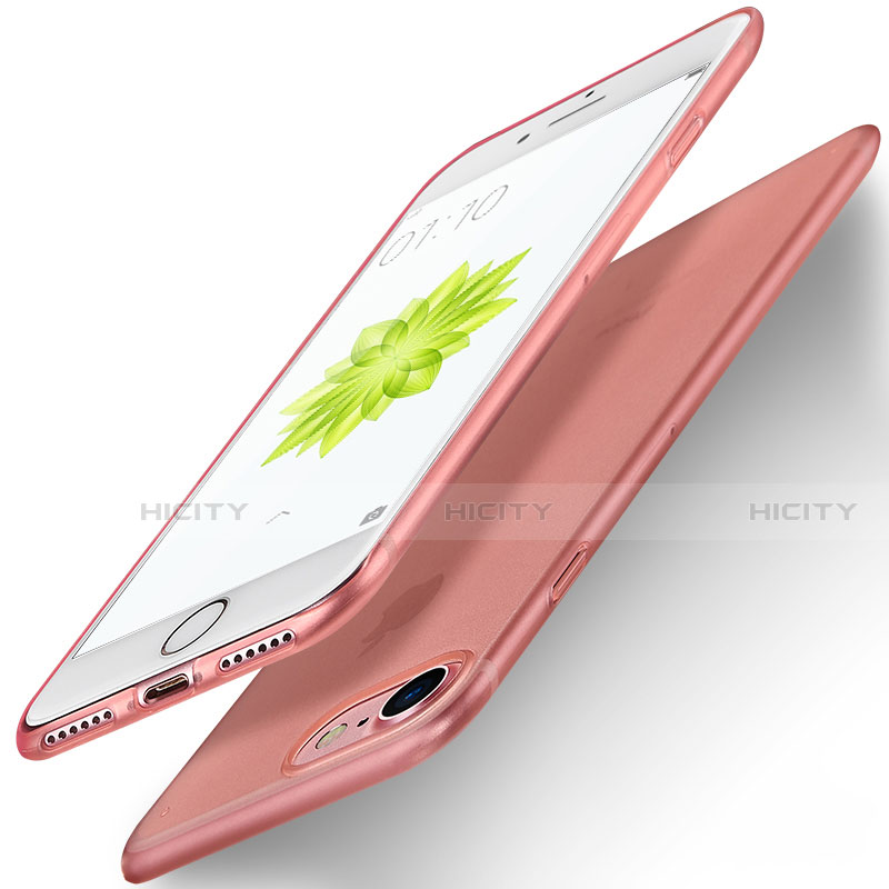 Etui Ultra Fine Silicone Souple pour Apple iPhone SE (2020) Or Rose Plus