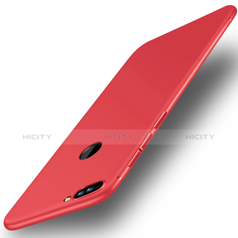 Etui Ultra Fine Silicone Souple pour Huawei Honor V9 Rouge Plus