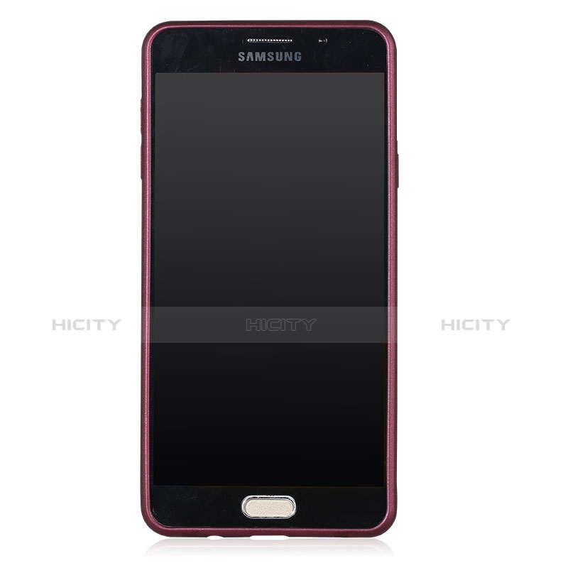Etui Ultra Fine Silicone Souple pour Samsung Galaxy A7 (2017) A720F Rouge Plus