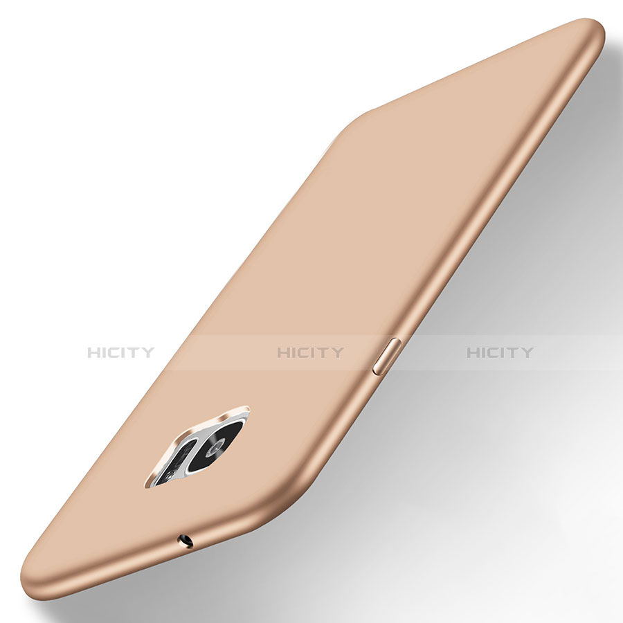 Etui Ultra Fine Silicone Souple R03 pour Samsung Galaxy S7 Edge G935F Or Plus