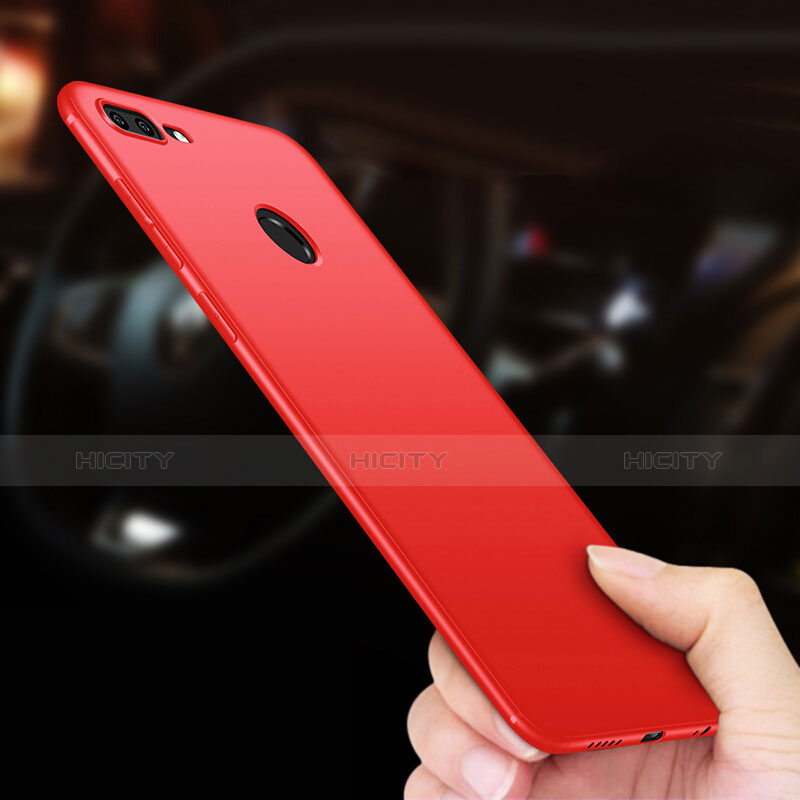 Etui Ultra Fine Silicone Souple S02 pour Huawei Honor 9 Lite Rouge Plus