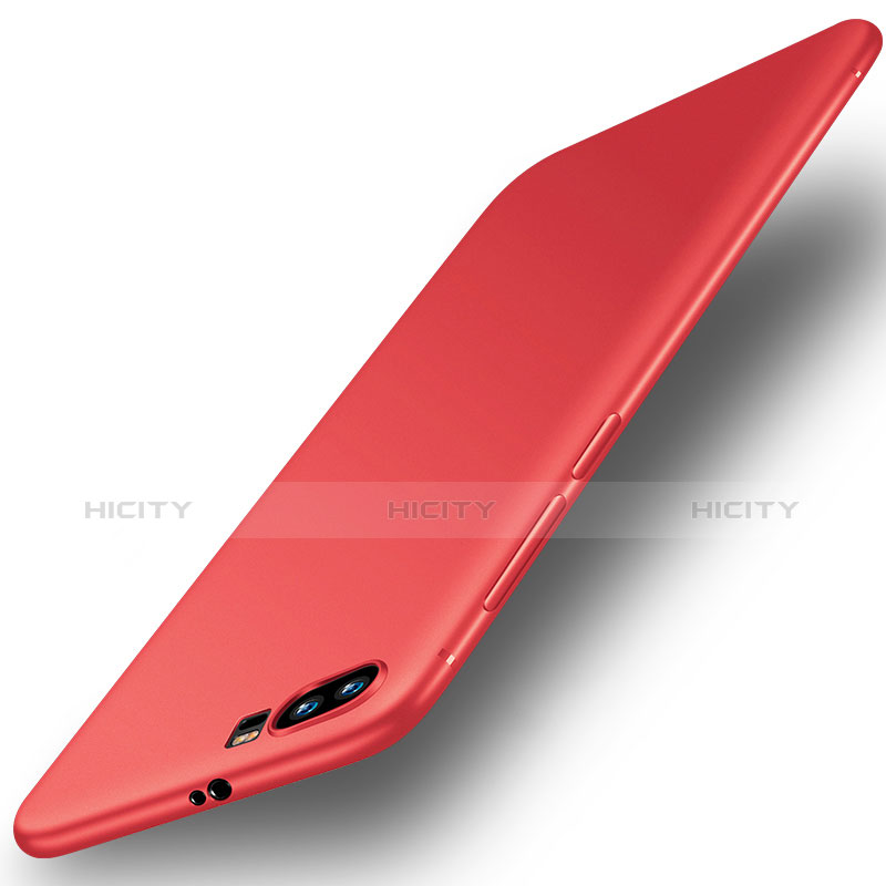 Etui Ultra Fine Silicone Souple S02 pour Huawei Honor 9 Premium Rouge Plus
