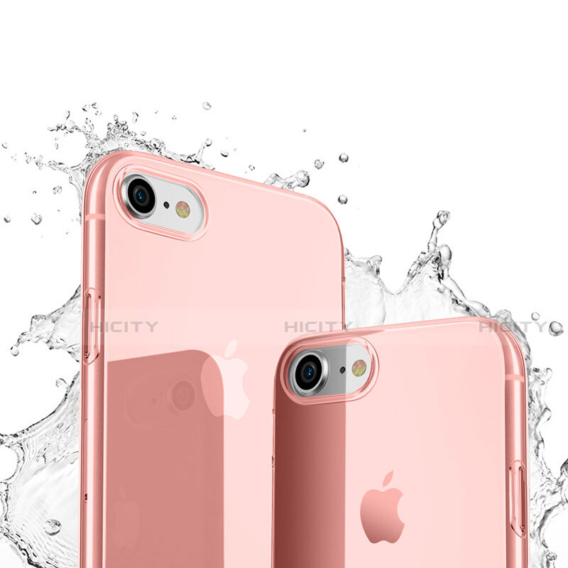 Etui Ultra Fine Silicone Souple Transparente pour Apple iPhone SE (2020) Rose Plus