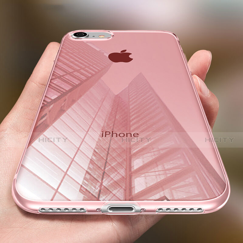 Etui Ultra Fine Silicone Souple Transparente pour Apple iPhone SE (2020) Rose Plus