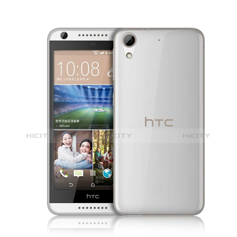 Etui Ultra Fine Silicone Souple Transparente pour HTC Desire 626 Blanc Plus