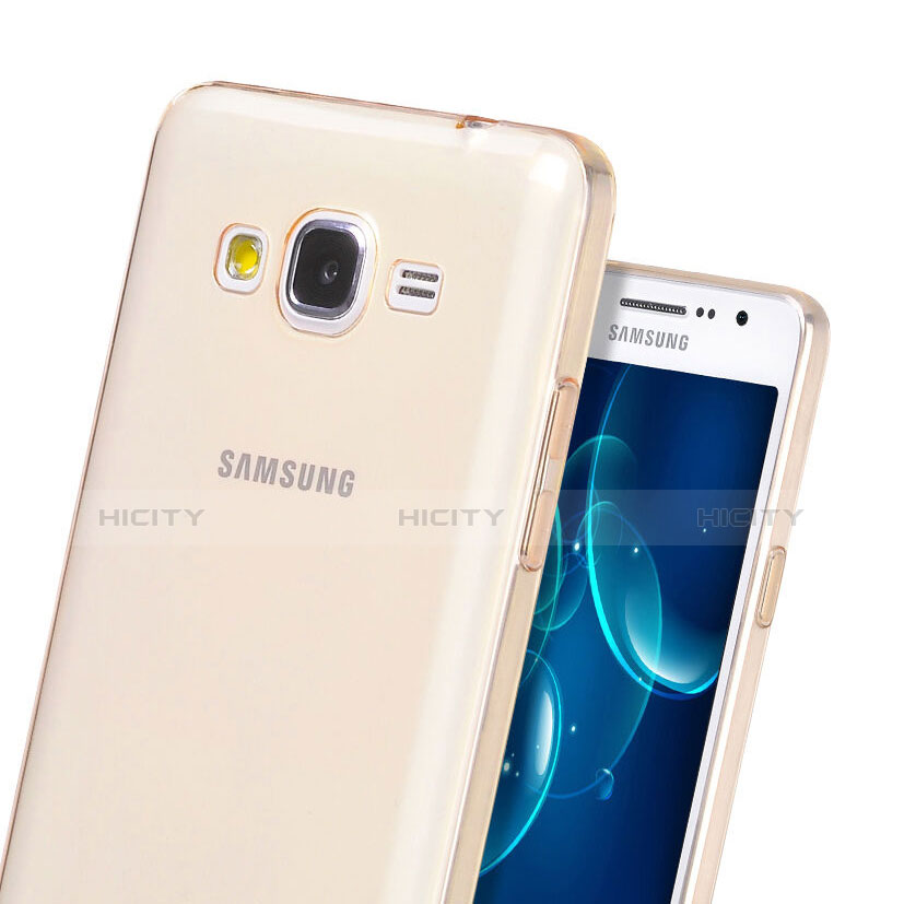 Etui Ultra Fine Silicone Souple Transparente pour Samsung Galaxy Grand Prime 4G G531F Duos TV Or Plus