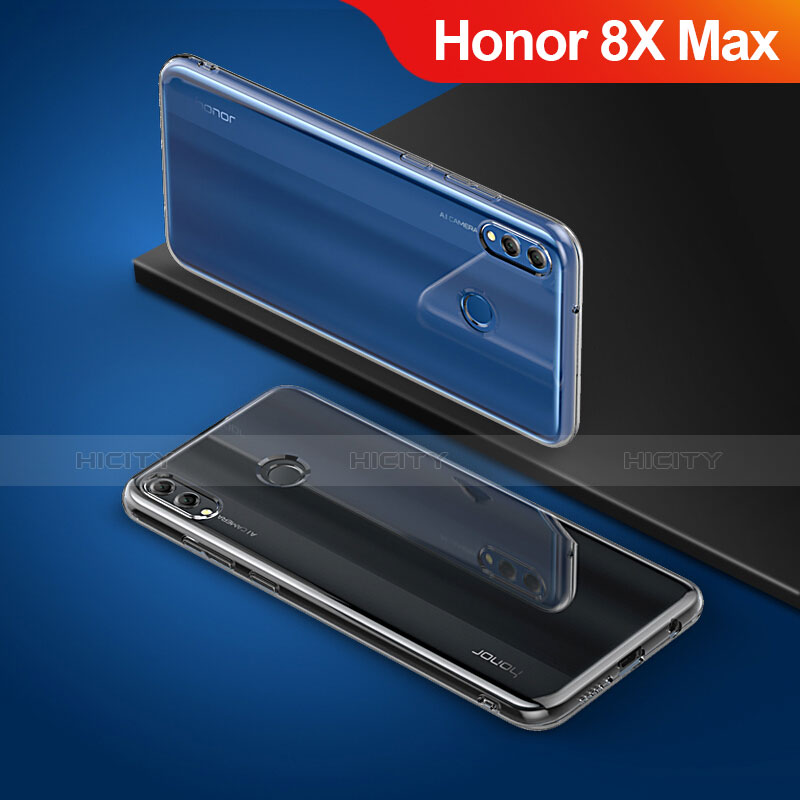 Etui Ultra Fine TPU Souple Transparente A03 pour Huawei Honor 8X Max Clair Plus