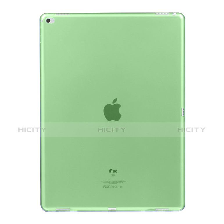 Etui Ultra Fine TPU Souple Transparente pour Apple iPad Pro 12.9 Vert Plus