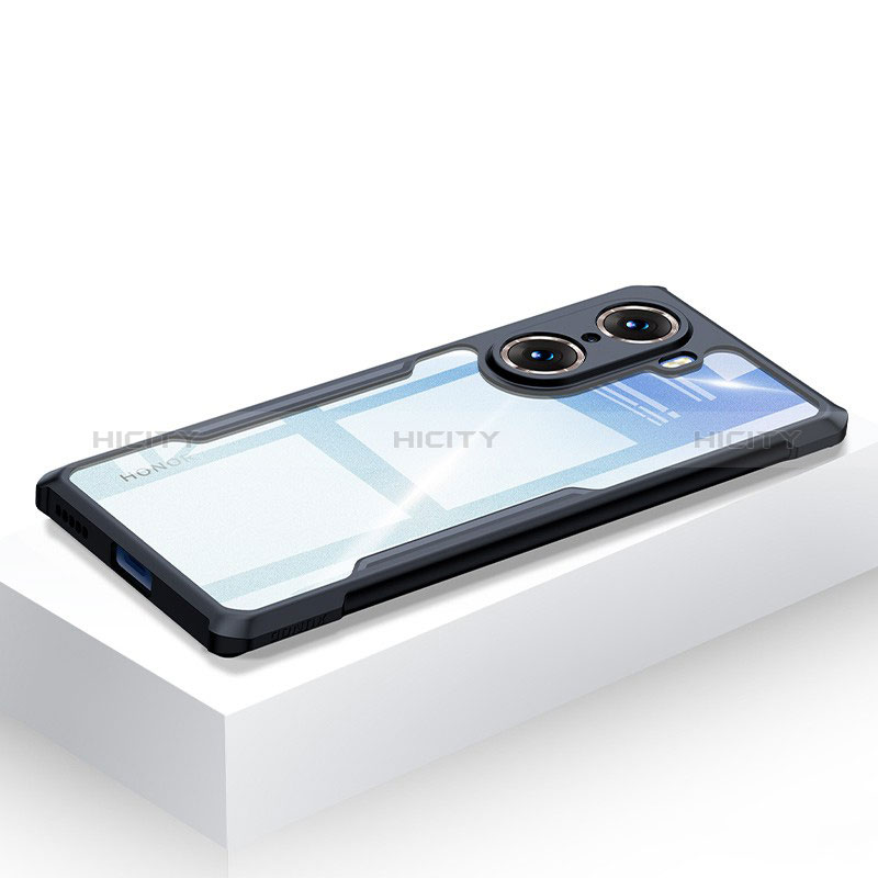 Etui Ultra Fine TPU Souple Transparente T02 pour Huawei Honor 60 Pro 5G Noir Plus