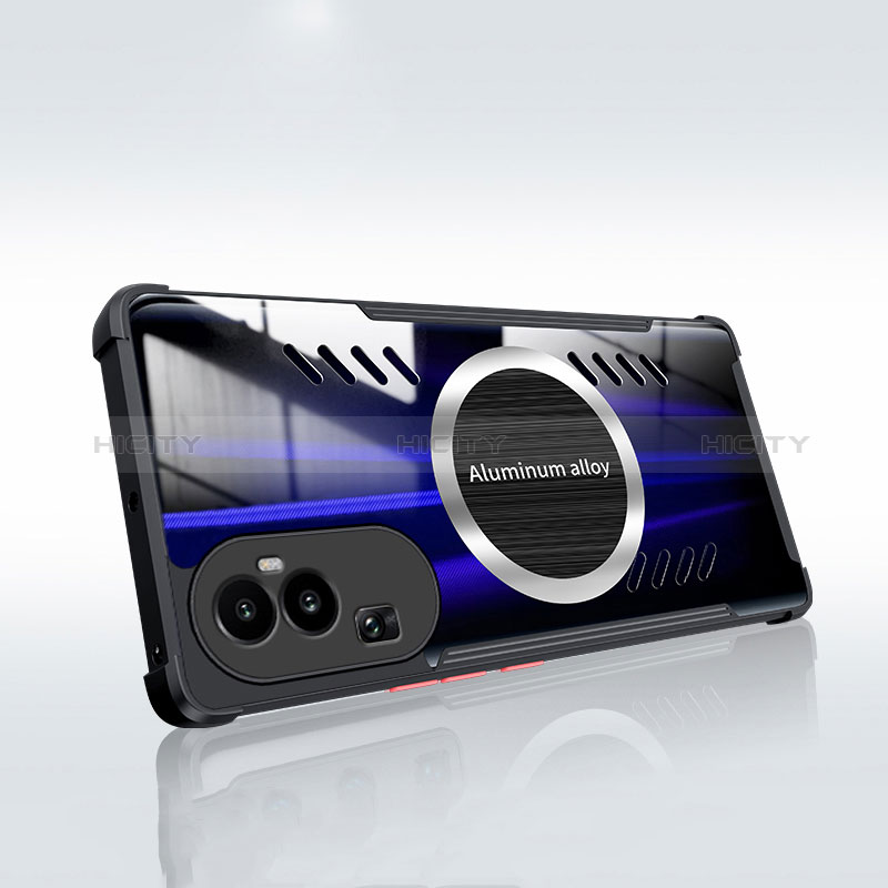Etui Ultra Fine TPU Souple Transparente T02 pour Oppo Reno10 Pro+ Plus 5G Noir Plus
