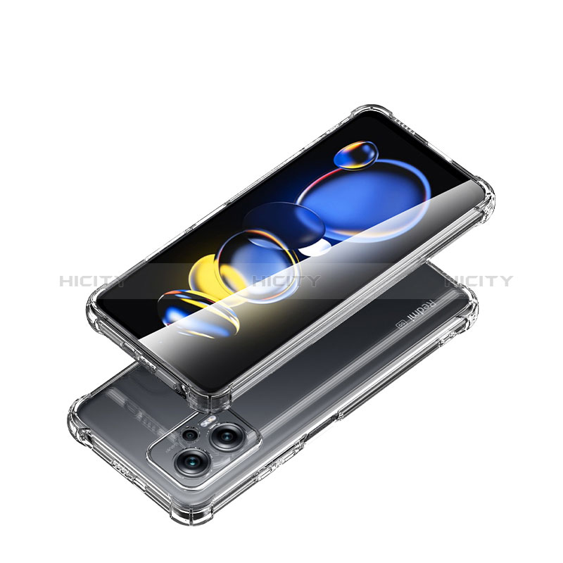 Etui Ultra Fine TPU Souple Transparente T02 pour Xiaomi Redmi Note 11T Pro+ Plus 5G Clair Plus