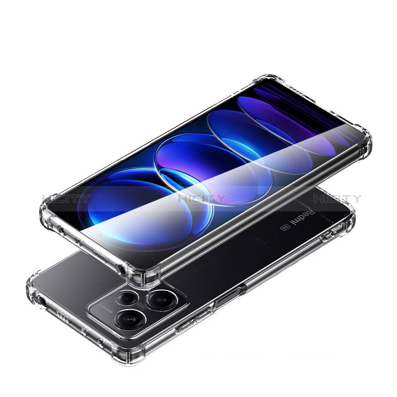 Etui Ultra Fine TPU Souple Transparente T02 pour Xiaomi Redmi Note 12 Pro 5G Clair Plus