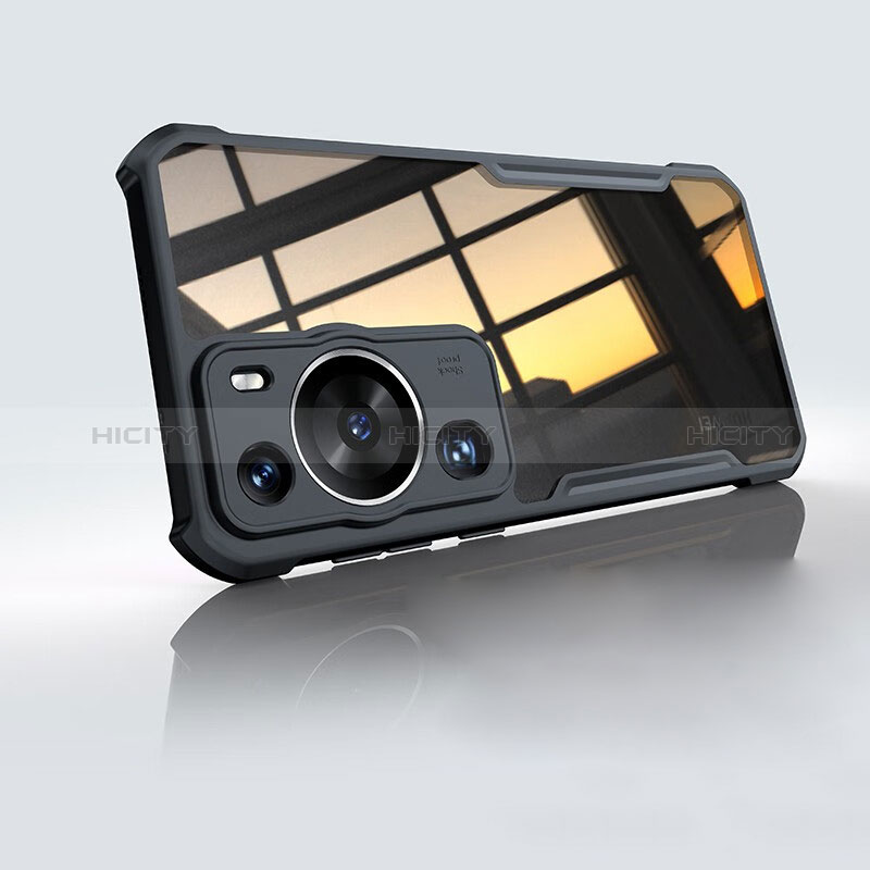 Etui Ultra Fine TPU Souple Transparente T03 pour Huawei P60 Noir Plus