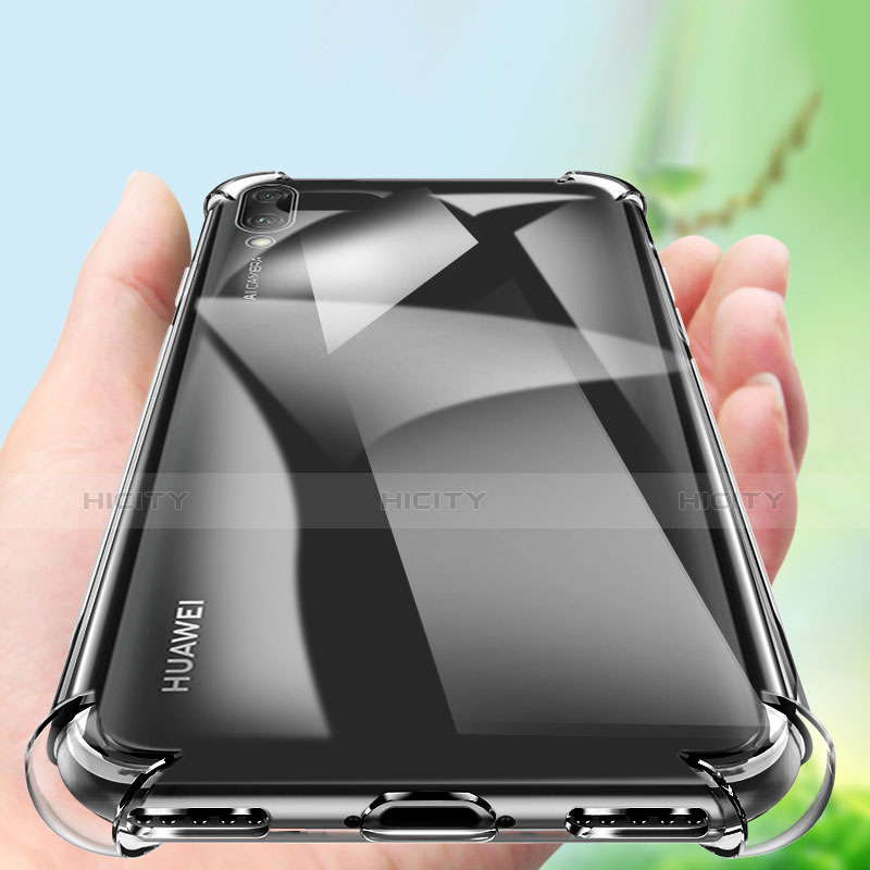 Etui Ultra Fine TPU Souple Transparente T03 pour Huawei Y7 Pro (2019) Clair Plus