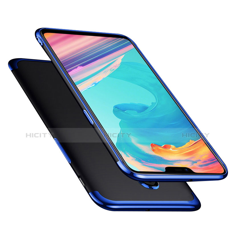 Etui Ultra Fine TPU Souple Transparente T03 pour OnePlus 6 Bleu Plus