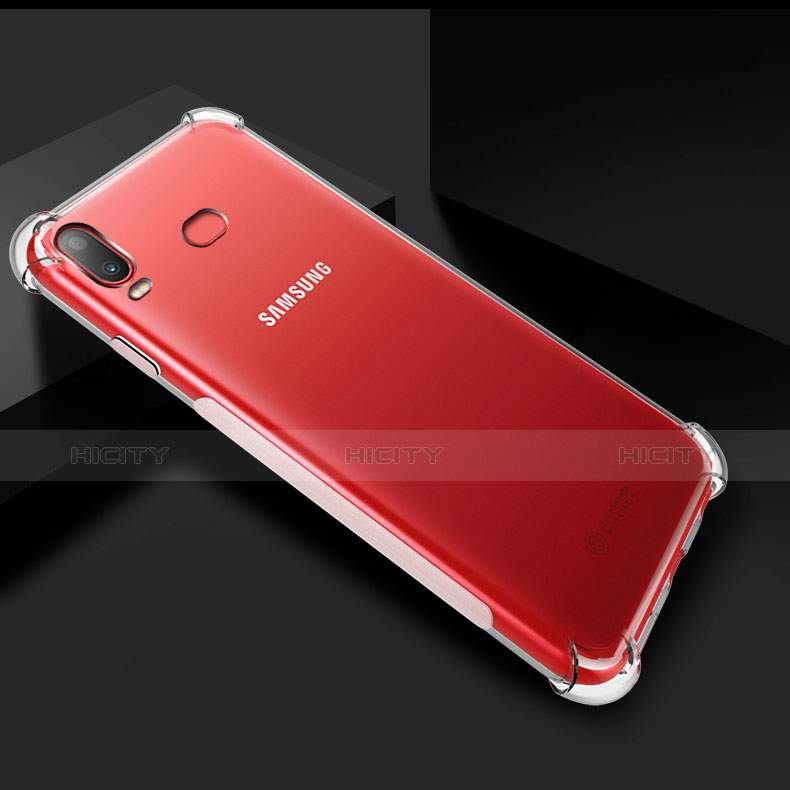 Etui Ultra Fine TPU Souple Transparente T03 pour Samsung Galaxy A6s Clair Plus