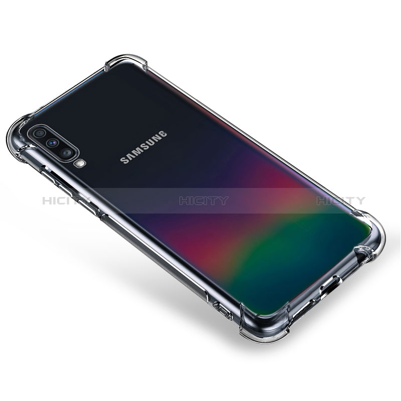 Etui Ultra Fine TPU Souple Transparente T03 pour Samsung Galaxy A70S Clair Plus