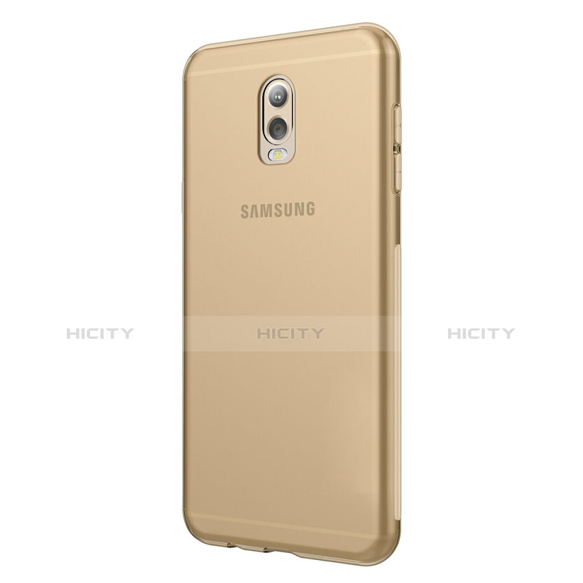 Etui Ultra Fine TPU Souple Transparente T03 pour Samsung Galaxy C8 C710F Or Plus
